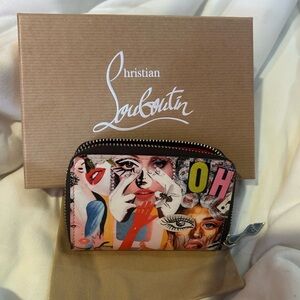 Christian Louboutin Colorful Artistic Women's small wallet